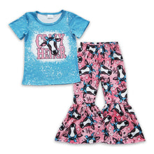 Load image into Gallery viewer, Crazy heifer bell bottom pants kids western clothes