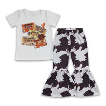 Load image into Gallery viewer, Tapes cactus music shirt bell bottom pants girls outfits