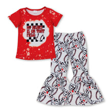 Load image into Gallery viewer, My heart is on that field baseball kids girls clothing