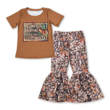 Load image into Gallery viewer, Deer go hunting fishing camo pants girls clothes