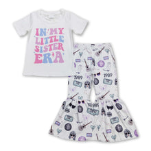 Load image into Gallery viewer, Little sister top bell bottom pants singer girls outfits