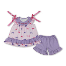 Load image into Gallery viewer, Flutter sleeves no bow no go tunic shorts girls outfits