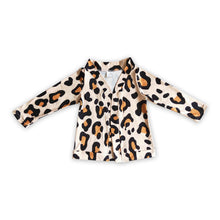 Load image into Gallery viewer, Leopard long sleeves baby girls fall winter cardigan