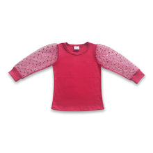 Load image into Gallery viewer, Long sleeves hot pink baby girls shirt