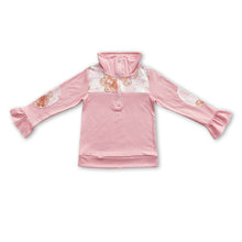 Load image into Gallery viewer, Pink mouse gingerbread candy girls Christmas pullover