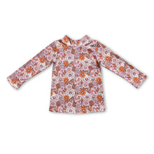 Load image into Gallery viewer, Long sleeves floral baby girls fall shirt
