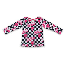 Load image into Gallery viewer, Plaid long sleeves party girls shirt