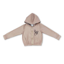Load image into Gallery viewer, Deer long sleeves hooded hunting girls jacket