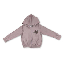 Load image into Gallery viewer, Duck long sleeves zipper hooded hunting girls jacket