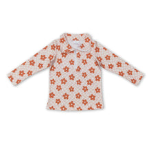 Load image into Gallery viewer, Plaid floral long sleeves kids girls pullover