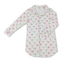 Load image into Gallery viewer, Christmas berry bow adult women sleepwear top