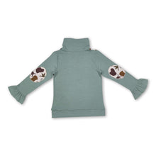 Load image into Gallery viewer, Long sleeves duck dog camo kids girls zipper pullover