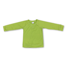 Load image into Gallery viewer, Long sleeves green kids girls active wear yoga top