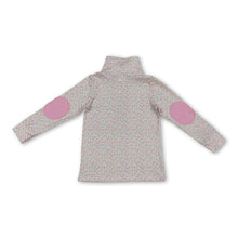 Load image into Gallery viewer, Long sleeves floral kids girls zipper pullover
