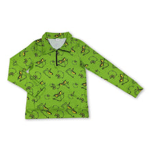 Load image into Gallery viewer, Green face adult women zipper Christmas pullover