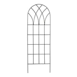 60-inch Gothic Arch Top Metal Wall Trellis for Home Garden