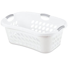 Load image into Gallery viewer, Set of 6 White Laundry Baskets w/ Carry Handles