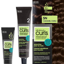 Load image into Gallery viewer, All About Curls Permanent Hair Color Caramel Curls 5N 2.4 fl oz - New