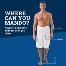 Load image into Gallery viewer, Mando Whole Body Men's Smooth Solid Deodorant Bourbon Leather 2.6oz - New
