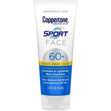 Load image into Gallery viewer, Coppertone Sport Face Lotion SPF 60+ 2.5 fl oz - Imperfect Container