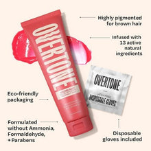Load image into Gallery viewer, Overtone Golden Rose Hair Mask Semi-Permanent Hair Dye &amp; Color Conditioner - New