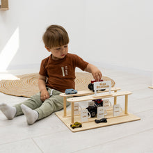 Load image into Gallery viewer, Wooden Gas Station Toy