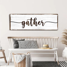 Load image into Gallery viewer, Gather Wall Art Sign II