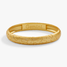 Load image into Gallery viewer, Gemini Zodiac Hinge Bangle