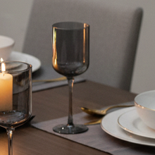 Load image into Gallery viewer, Smoky stemmed Wine Glass - Set of 4