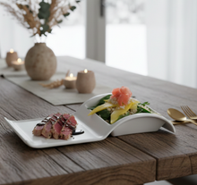 Load image into Gallery viewer, Sectional Salad Plate -Set of 4 pc