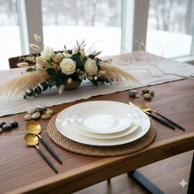 Load image into Gallery viewer, Angelic White Dinner Plates-Set Of 4