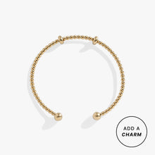 Load image into Gallery viewer, French Rope Charm Bracelet Cuff