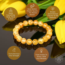Load image into Gallery viewer, The Master Reset – Golden Healer Quartz Bracelet