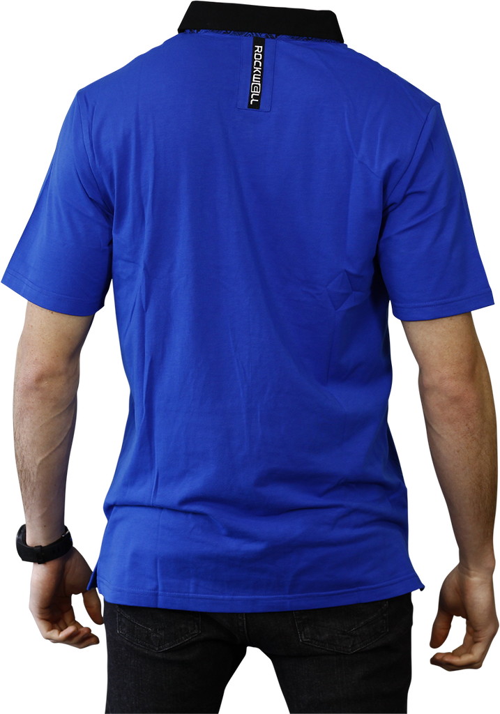 Rockwell Tri-Blend Pocket Polo - Blue