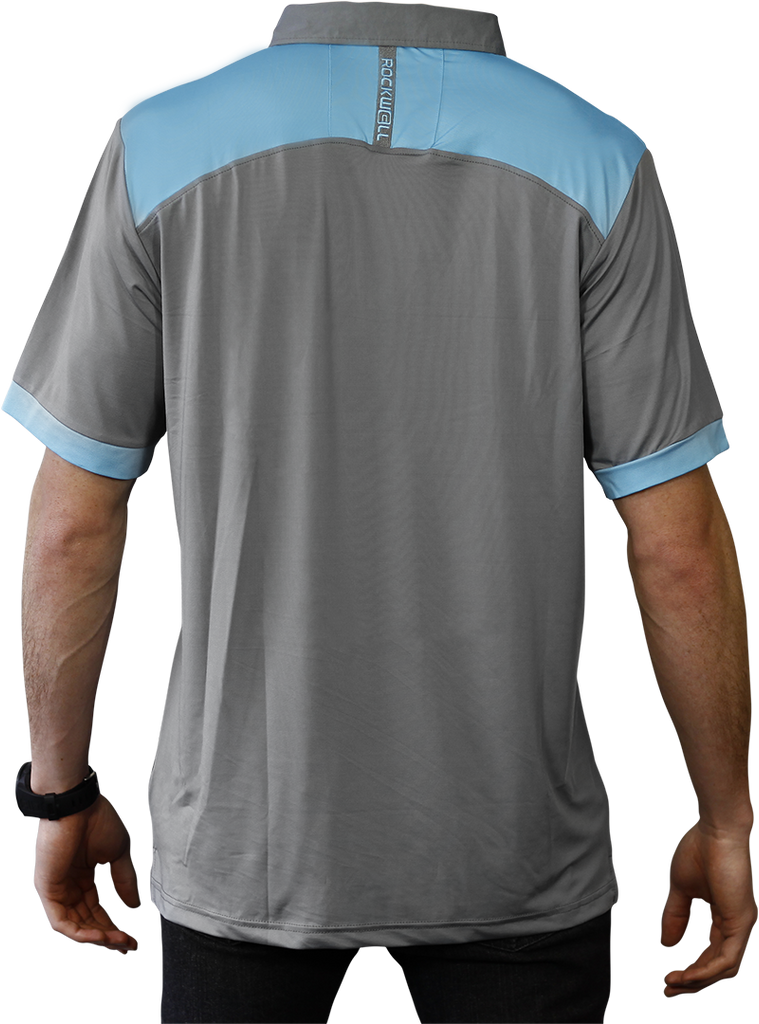 Rockwell Poly-Blend Polo - Gray/Shark