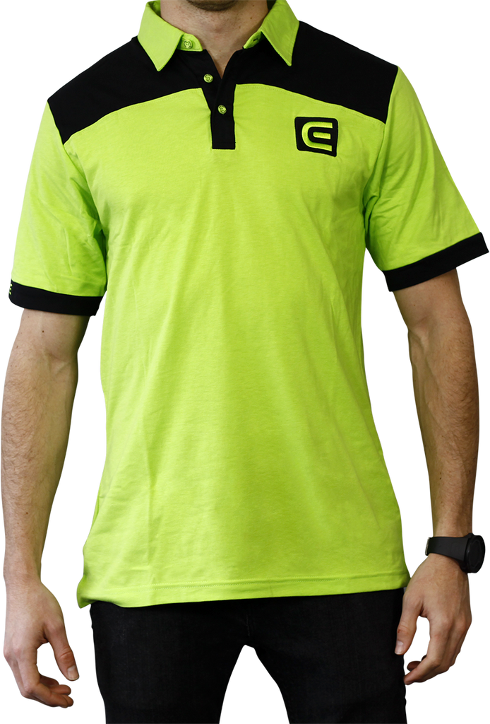 Rockwell Tri-Blend Polo - Green/Black