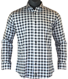 The Titan - Grey Plaid Long Sleeve