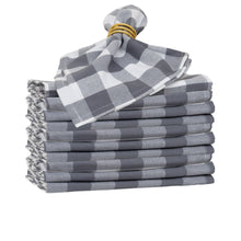 Load image into Gallery viewer, Plaid Dinner Napkins