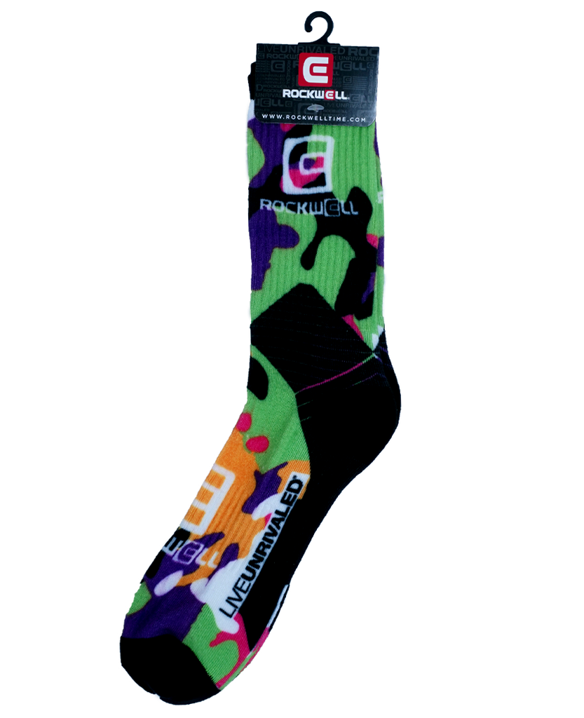 Green Camo Socks