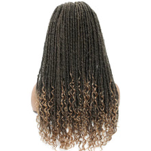 Load image into Gallery viewer, Long 22" Goddess Locs Headband Wig | Curly Ends | Soft Faux Locs | Synthetic Braids | For Women