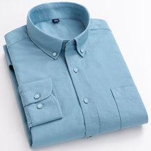 Load image into Gallery viewer, Button Down Collar Shirts 100% Cotton Men's