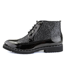 Load image into Gallery viewer, Boots Gold Wedding Dress Shoes Men's
