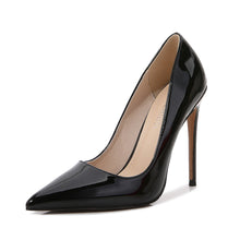 Load image into Gallery viewer, Patent Leather Pointed Stiletto High Heels Women's