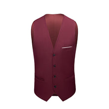 Load image into Gallery viewer, 3 Piece Suit Jacket Coat Pants &amp; Vest  Formal Slim Fit Men's