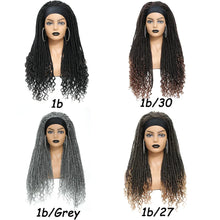 Load image into Gallery viewer, Long 22" Goddess Locs Headband Wig | Curly Ends | Soft Faux Locs | Synthetic Braids | For Women