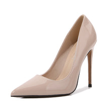 Load image into Gallery viewer, Patent Leather Pointed Stiletto High Heels Women's