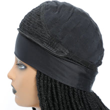 Load image into Gallery viewer, Long 22" Goddess Locs Headband Wig | Curly Ends | Soft Faux Locs | Synthetic Braids | For Women