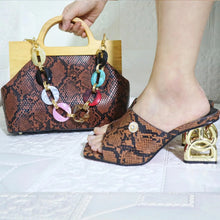 Load image into Gallery viewer, Matching Women Shoe and Bag Set HJL1-13