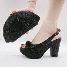 Load image into Gallery viewer, Italian Shoes With Matching Bags Set HKV1-8