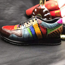 Load image into Gallery viewer, DON JOHN Crocodile Rainbow Sneakers Men's